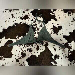 Victoria's Secret Dark Green Bikini Top